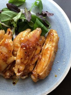 甘辛!鶏手羽のピリ辛食べるラー油照焼き-レシピのメイン写真