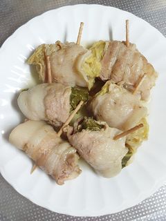 豚バラ白菜小松菜巻き-レシピのメイン写真