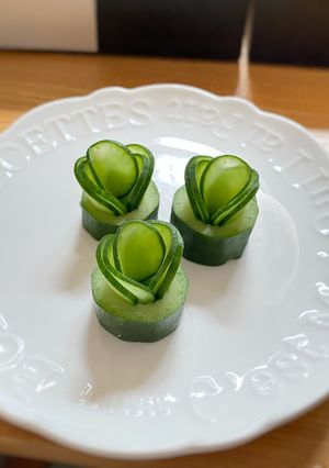 キュウリ門松⭐︎飾り切り-レシピのメイン写真