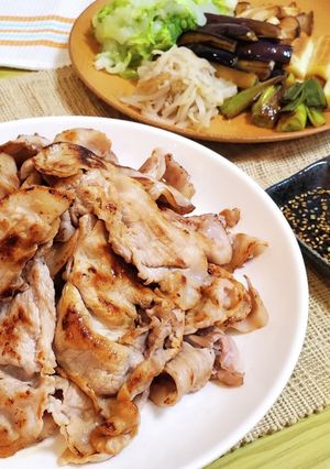 お手軽に！焼き肉ならぬ焼きしゃぶ！-レシピのメイン写真