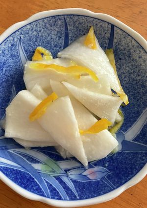 かぶとゆずの塩麹漬け-レシピのメイン写真