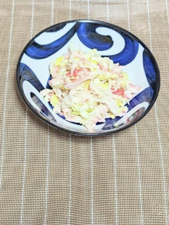 白菜とカニカマのマヨサラダ-レシピのメイン写真