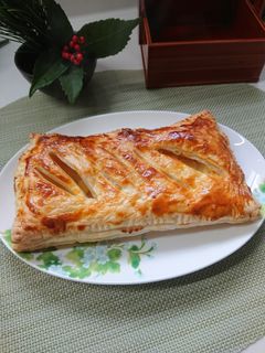 おせちリメイク 栗きんとん&りんごパイ-レシピのメイン写真
