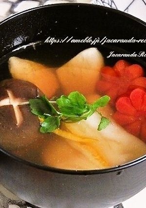 関東風お雑煮-レシピのメイン写真