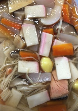 鮭と貝柱のうまみたっぷりの新潟風のっぺ-レシピのメイン写真