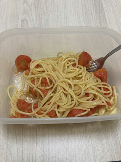 にんにくと冷凍トマトの冷製パスタ-レシピのメイン写真