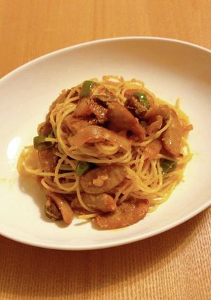 15分で！ウインナーが主役のナポリタン-レシピのメイン写真