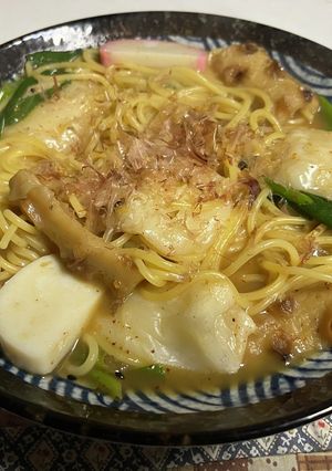 お雑煮のスープスパゲティ-レシピのメイン写真