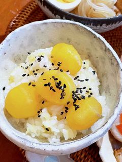 栗の甘露煮でお手軽栗ごはん♩-レシピのメイン写真