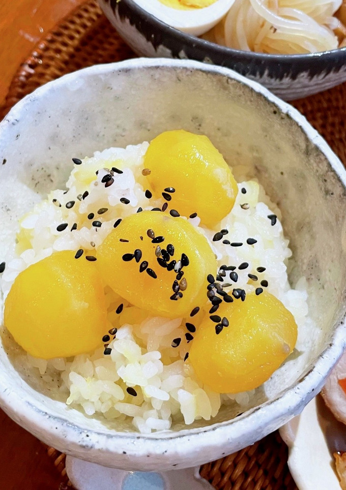 栗の甘露煮でお手軽栗ごはん♩-レシピのメイン写真