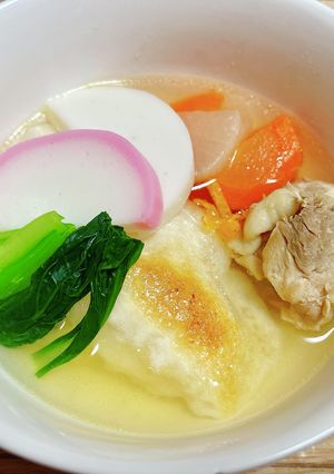 鶏の出汁♪お雑煮-レシピのメイン写真