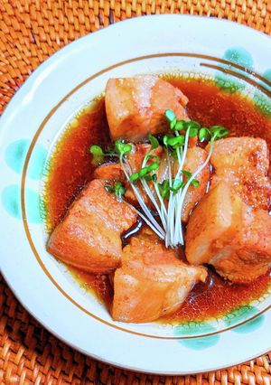 湯煎で豚角煮-レシピのメイン写真