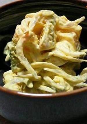 カボチャとちりめんの和風マヨサラダ-レシピのメイン写真