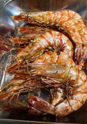 おせち　かんたん有頭海老の鬼がら焼き-レシピのメイン写真