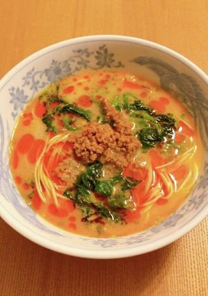 作り置きの肉味噌を使って速攻！担々麺-レシピのメイン写真