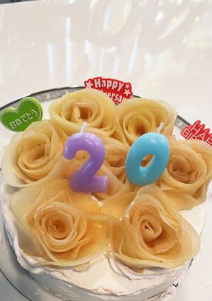 ラ•フランスフラワーケーキ-レシピのメイン写真
