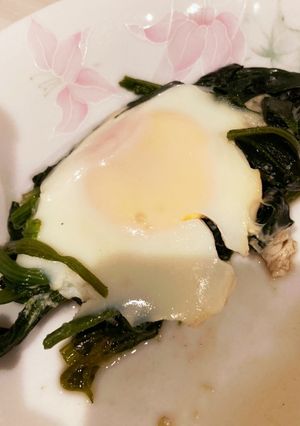 ほうれん草の鳥の巣-レシピのメイン写真
