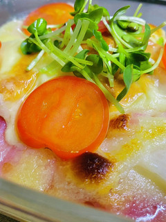 かぶとお餅とベーコンのマヨグラタン-レシピのメイン写真