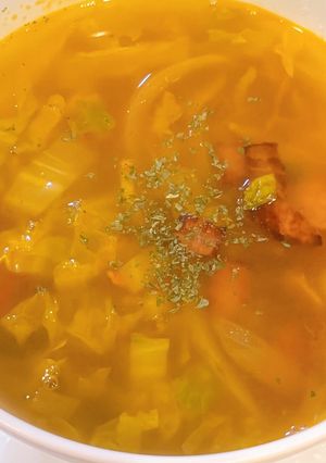 余ったミニトマト消費♪洋風の白菜スープ-レシピのメイン写真