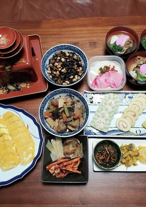 お正月　お節　朝ごはん　雑煮　覚書-レシピのメイン写真