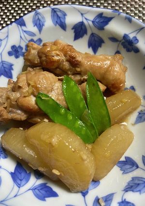 鶏手羽元と　大根の炊いたん-レシピのメイン写真