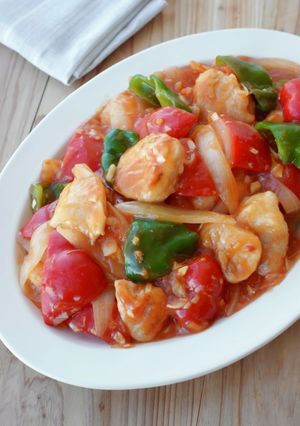 鶏むね肉と彩り野菜のチリソース-レシピのメイン写真