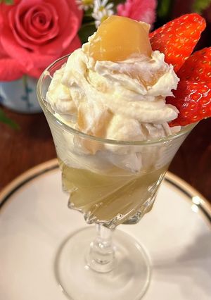栗きんとん　リメイクシャンティクリーム-レシピのメイン写真