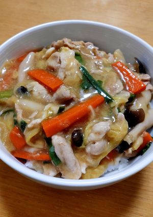 一品で大満足!ほっこり中華丼-レシピのメイン写真