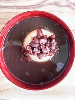 雪見だいふくでホットクリームおしるこ-レシピのメイン写真