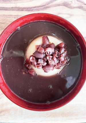 雪見だいふくでホットクリームおしるこ-レシピのメイン写真