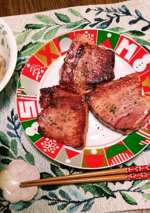 ハムステーキ-レシピのメイン写真