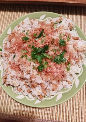 おかかたっぷりの納豆炒飯風〜♪♪♪-レシピのメイン写真