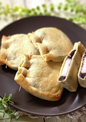 あんこ餅パイ風　焼き巾着-レシピのメイン写真