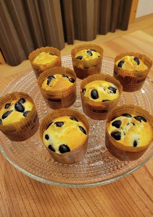 丹波の黒豆カップケーキ-レシピのメイン写真