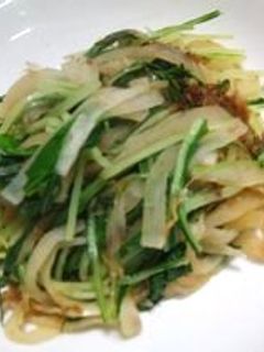 大根と水菜のおかか炒め-レシピのメイン写真
