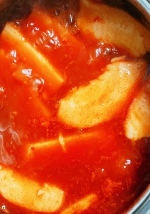 お正月のあまりの餅をトッポキふうに-レシピのメイン写真