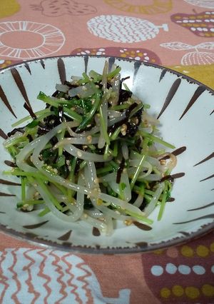 【美人レシピ】豆苗ともやしのナムル-レシピのメイン写真