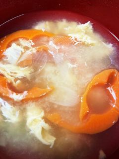 人参のかき玉汁-レシピのメイン写真