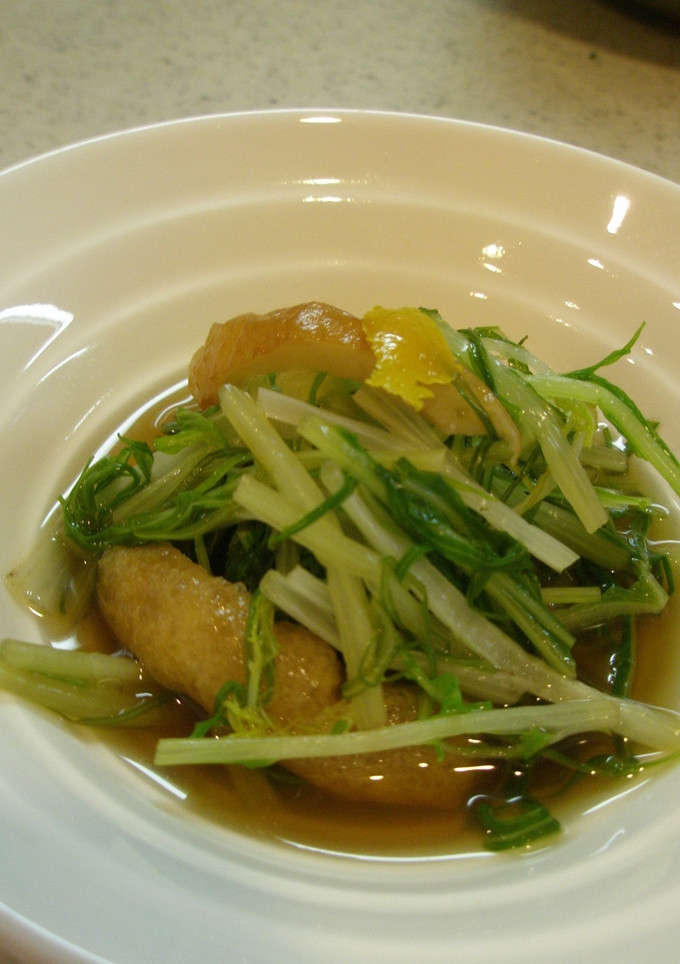 たくさん食べれる　水菜のおひたし-レシピのメイン写真