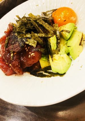 自然薯とマグロ漬け-レシピのメイン写真
