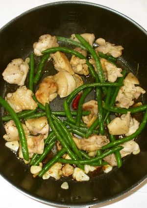 いんげん大蒜炒め♪簡単冷え性痛み漢方薬膳-レシピのメイン写真