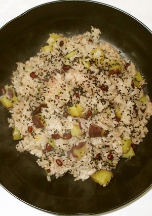 あずきご飯♪簡単脚のむくみだるい漢方薬膳-レシピのメイン写真