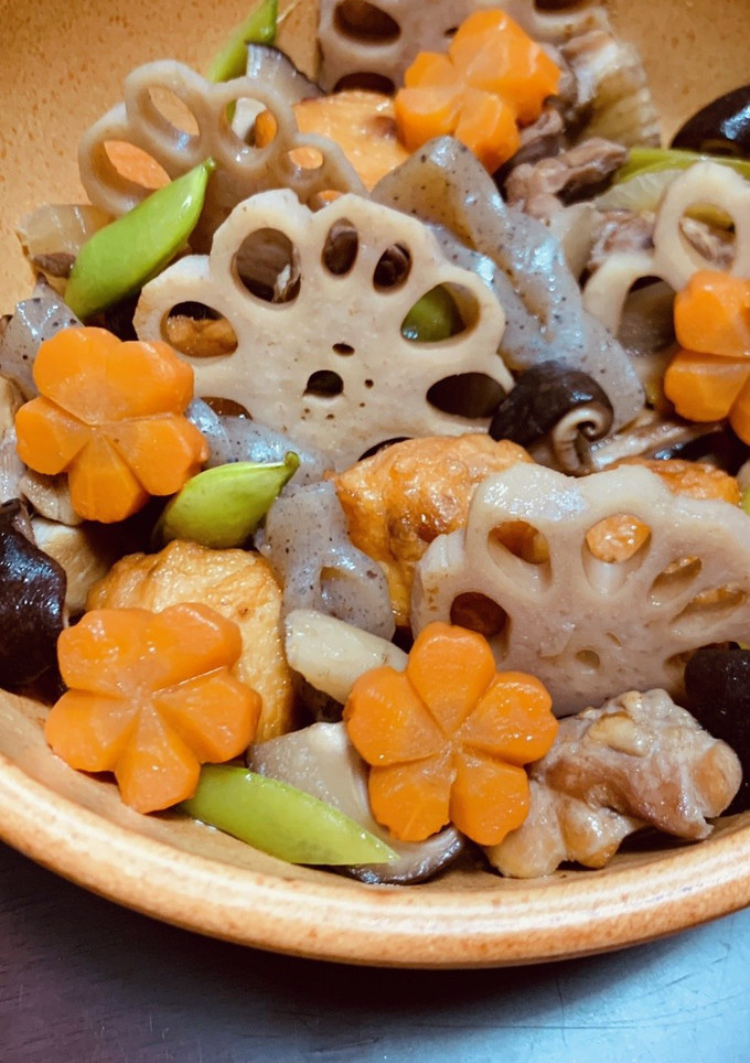 筑前煮風の煮物-レシピのメイン写真