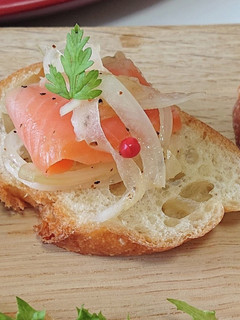 スモークサーモンと玉ねぎのマリネ-レシピのメイン写真
