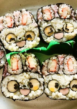 子供喜ぶ☆兎の巻きずし（キャラ弁にも）-レシピのメイン写真