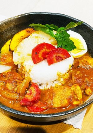 余った雑煮の材料で作るスパイスカレー-レシピのメイン写真