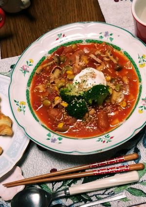簡単にも！バナナブルーベリーヨーグルト-レシピのメイン写真