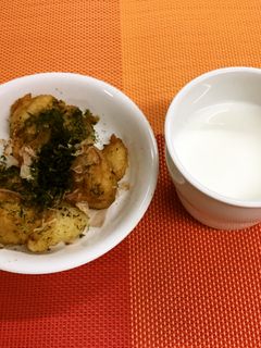 【保育園おやつ】たこ焼き風ポテト-レシピのメイン写真
