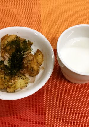 【保育園おやつ】たこ焼き風ポテト-レシピのメイン写真