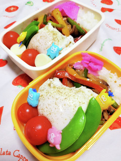 のっけ弁☆カラフルプルコギ&目玉焼き-レシピのメイン写真